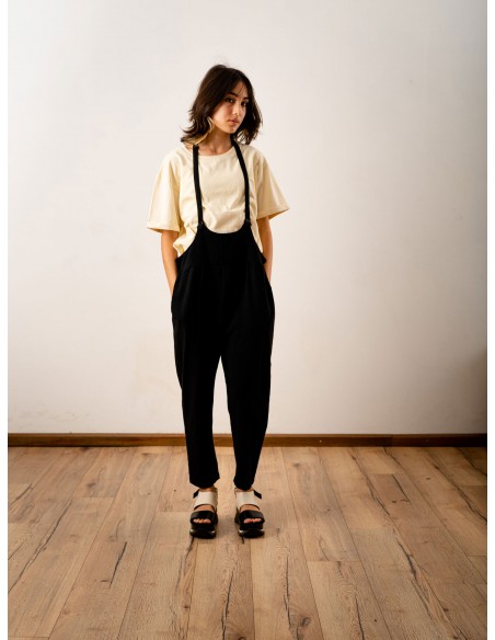Pierotte salopette 22SS (black) F