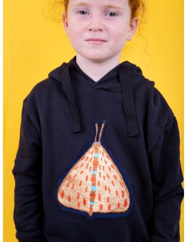 Butterfly hoodie  (black)