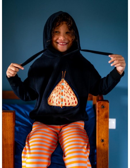 Butterfly hoodie  (black)