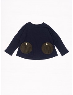 Dots poche SWT(navy) 2