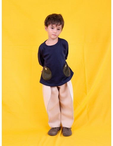 Dots poche SWT（navy)