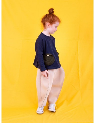 Dots poche SWT（navy)