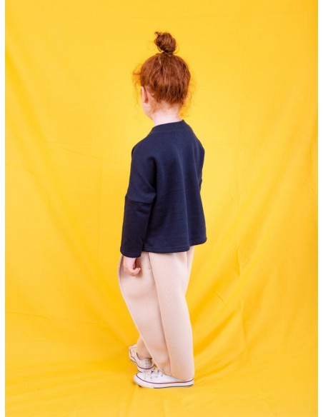 Dots poche SWT（navy)