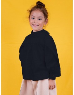 Papillon blouse (black)