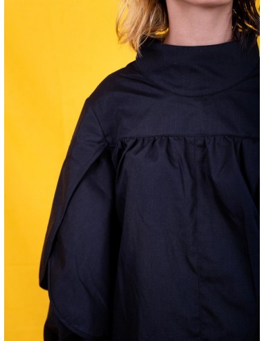 Papillon blouse (black)