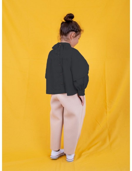 Papillon blouse (black)