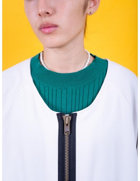 Angelique one-piece (white grey) F