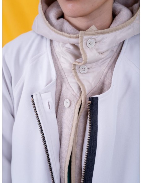 Angelique one-piece (white grey) F