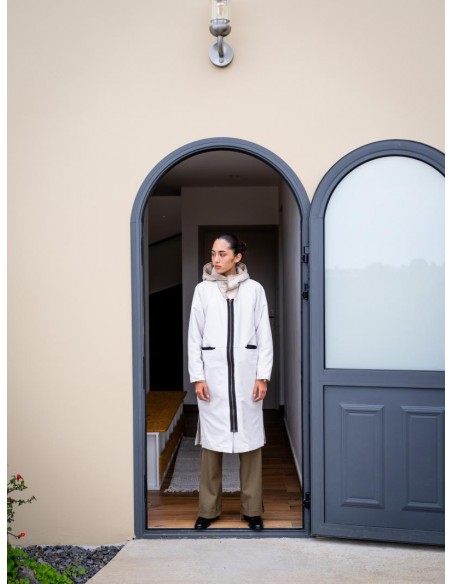 Angelique one-piece (white grey) F