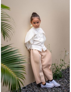 Papillon blouse (ivory) 2
