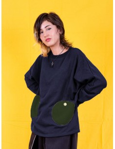 Dots poche SWT (navy) F