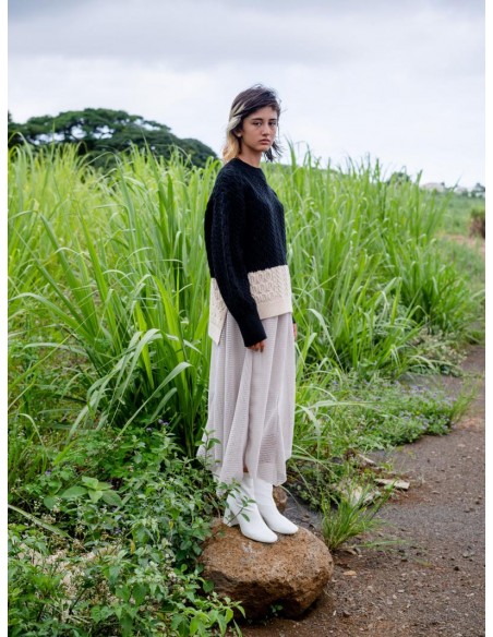 Chou skirts (white grey) F