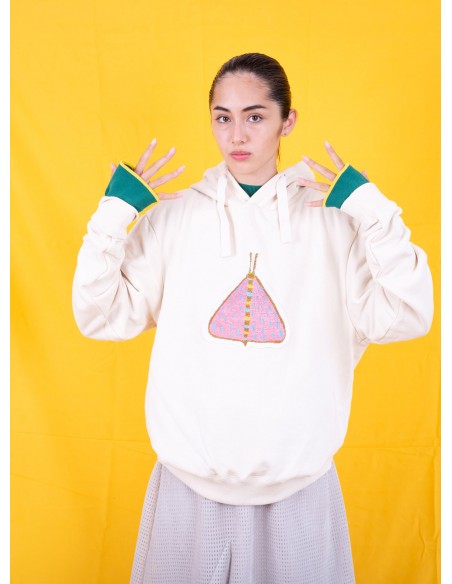 Butterfly hoodie(ivory) F