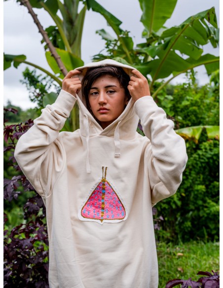 Butterfly hoodie(ivory) F