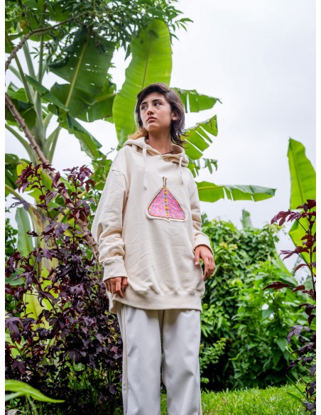 Butterfly hoodie(ivory) F