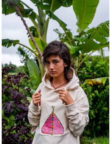 Butterfly hoodie(ivory) F