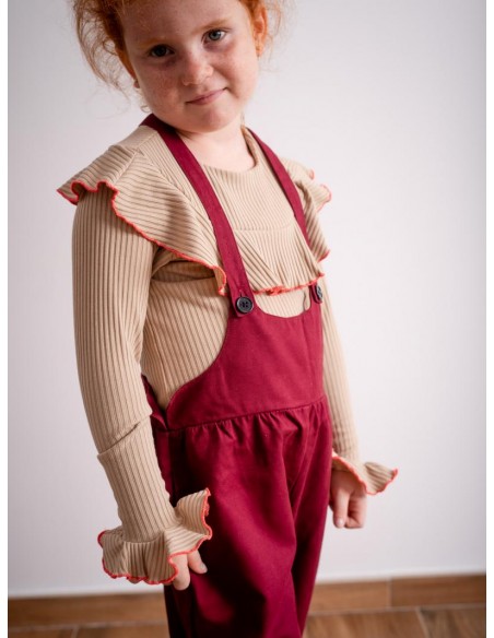 Pierotte salopette 22AW(bordeau)