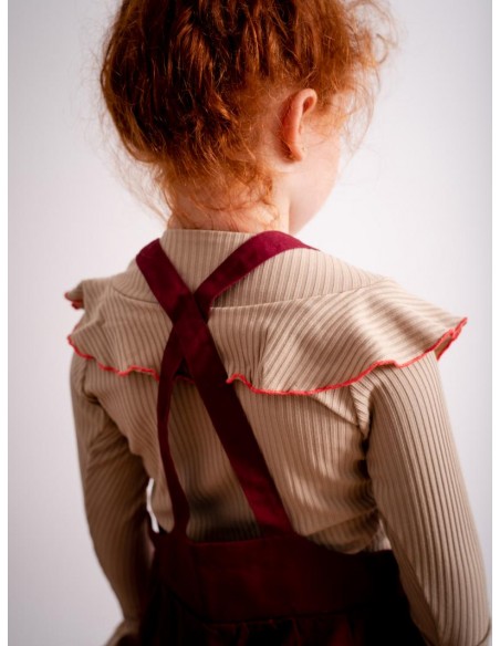 Pierotte salopette 22AW(bordeau)