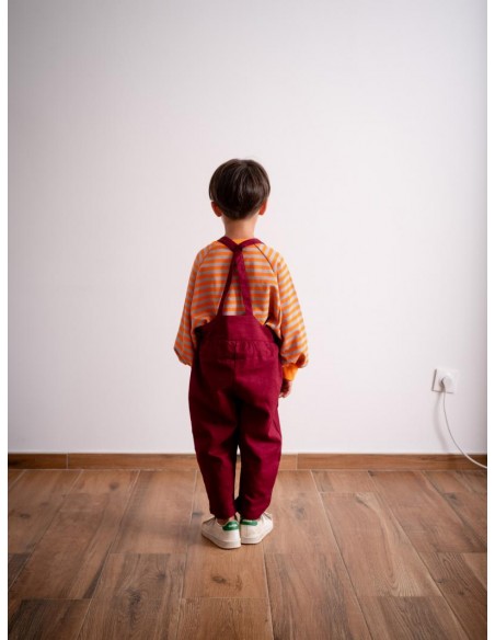 Pierotte salopette 22AW(bordeau)