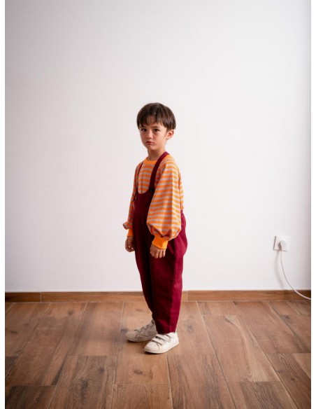 Pierotte salopette 22AW(bordeau)