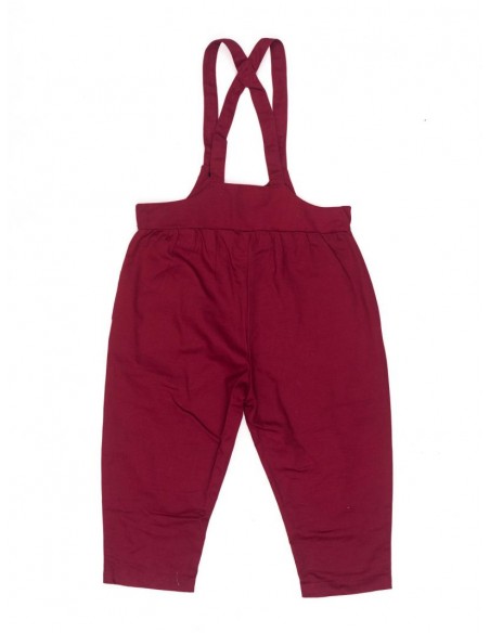 Pierotte salopette (bordeau) F