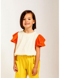 Flare niko T-shirt 23SS(ivory)