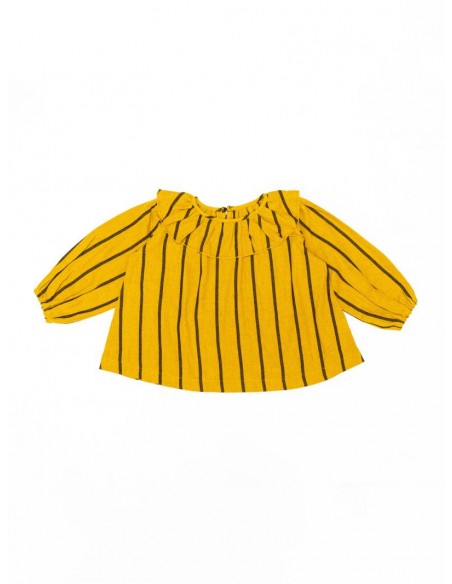 Wawa tops(mustard x navy)