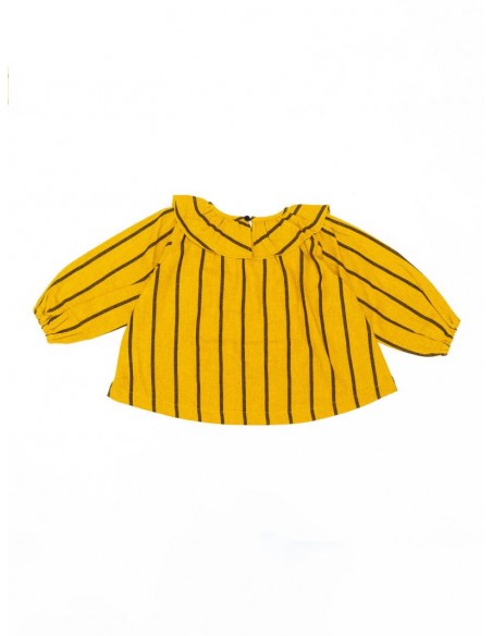 Wawa tops(mustard x navy)