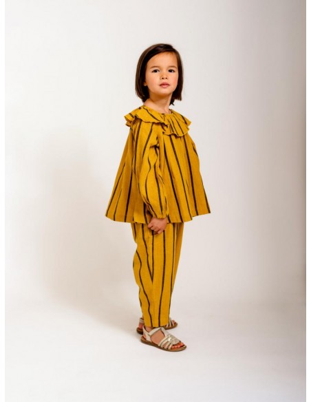 Wawa tops(mustard x navy)