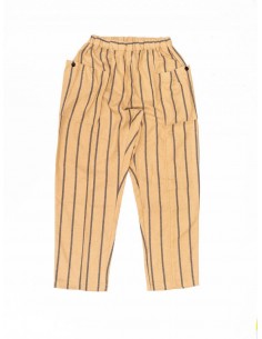 Pumpkin pants(beige x navy)...