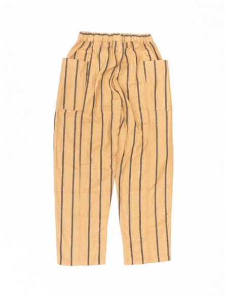 Pumpkin pants(beige x navy) 23SS