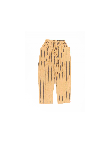 Pumpkin pants(beige x navy) 23SS