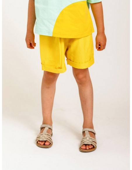 Zoe short pants 23SS(yellow stripe)