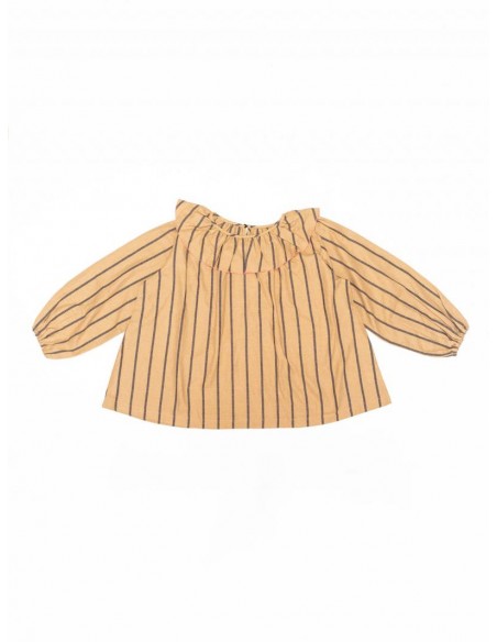 Wawa tops(beige x navy) F