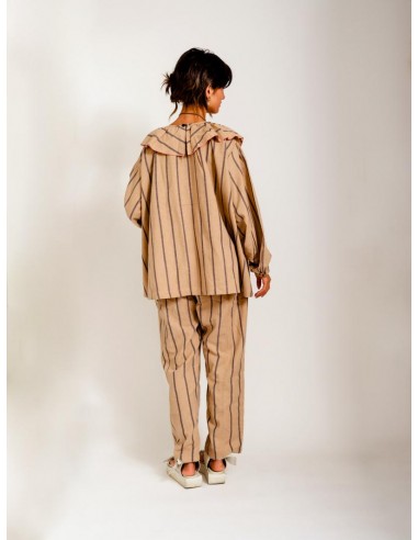 Wawa tops(beige x navy) F