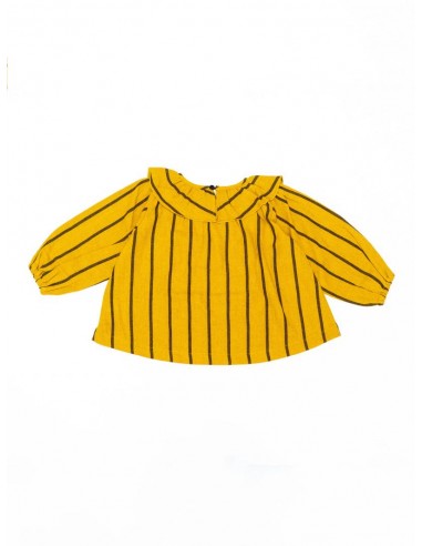 Wawa tops(mustard x navy) F Wawa tops(mustard x navy) F