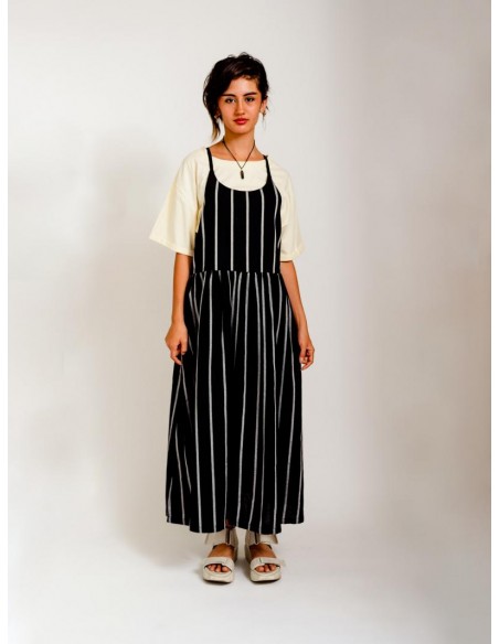 Miko jumper skirt(mustard x navy) F