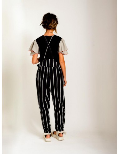 Pierotte salopette23ss(mustard x navy) F