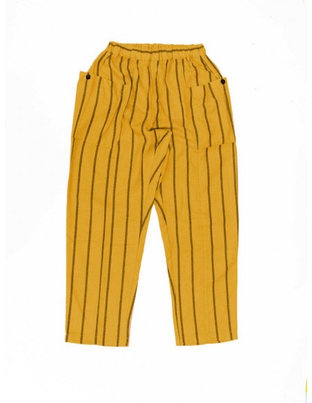 Pumpkin pants23ss(mustard x navy) F