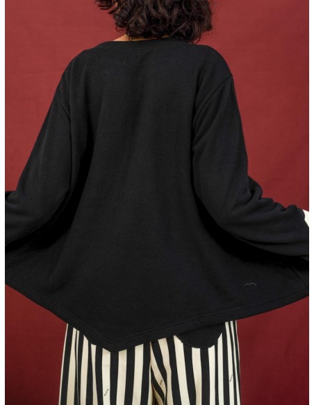 EN poncho tops(black)