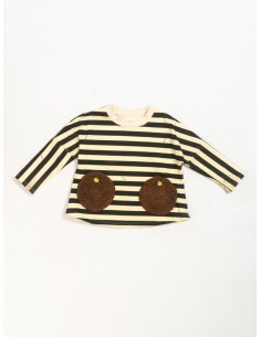 Border poche SWT(black×ivory) 2