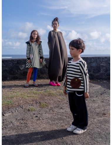 Border poche SWT（black×ivory）