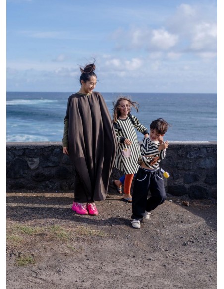 Border poche SWT（black×ivory）