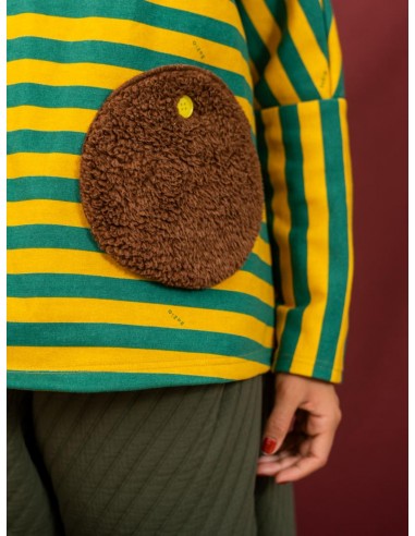 Border poche SWT（mustard×d.green）