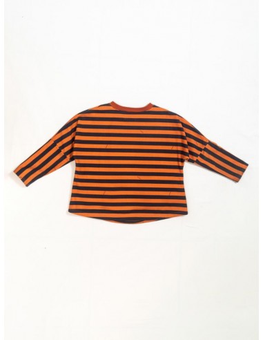 Border poche SWT（navy×flamingo）