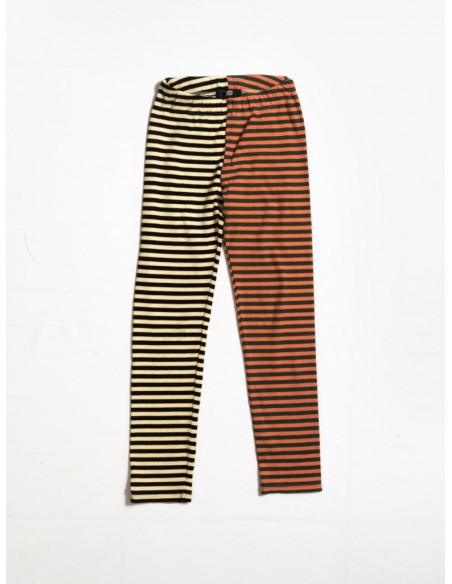 Puzzle leggings (black x ivory)