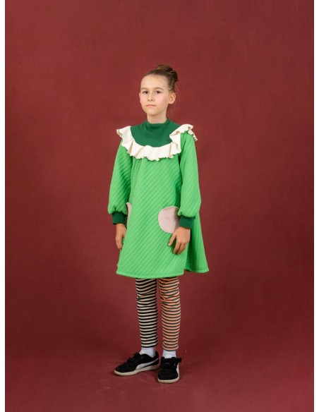 Puzzle leggings (black x ivory)