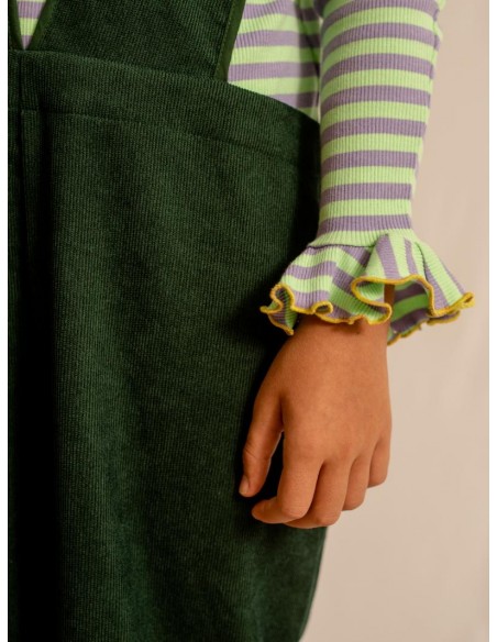 Mie salopette(d.green）