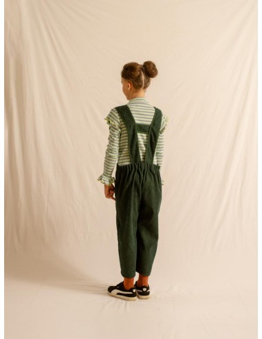 Mie salopette(d.green）