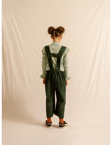 Mie salopette(d.green）